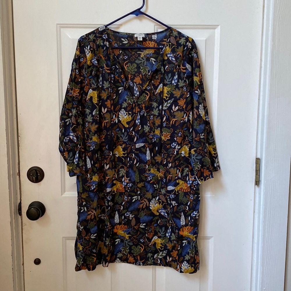 J. Crew Factory XXL Jaguar Jungle Print Coverup